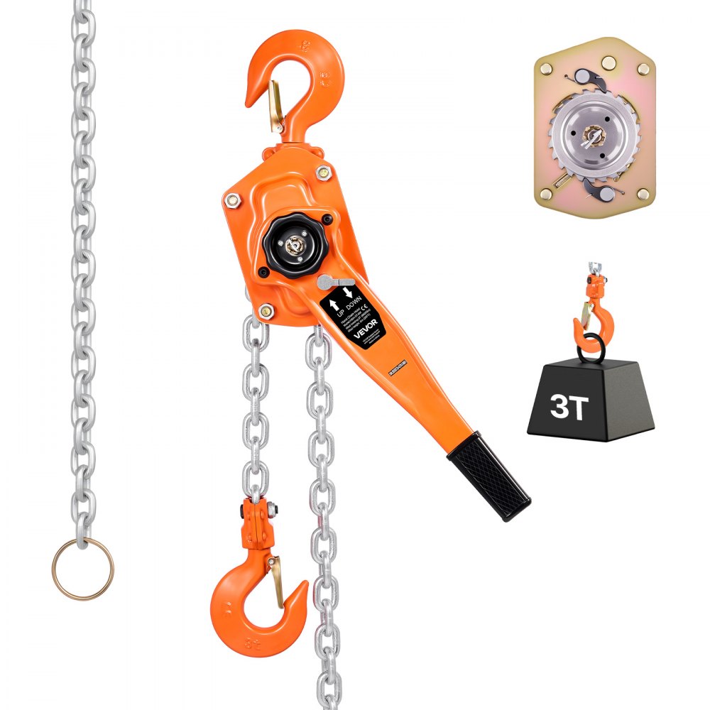 VEVOR 3-Ton Lever Chain Hoist
