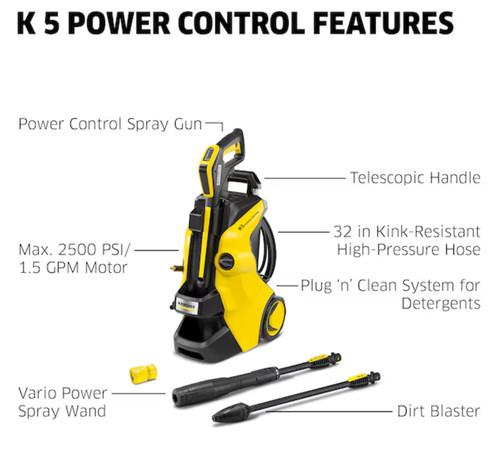 Karcher K5 Power Control Pressure Washer